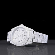Iced Out Automatic Arabic Dial Moissanite Watches