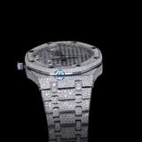 Fabulous Automatic Moissanite Round & Baguette Cut Luxury Watch