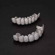 VVS1 Clarity Moissnaite Diamond Teeth Grillz