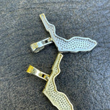 Iced Out Moissanite Diamond Small Pendant