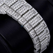 Romen Numeric Moissanite Automatic Mechanical Watch