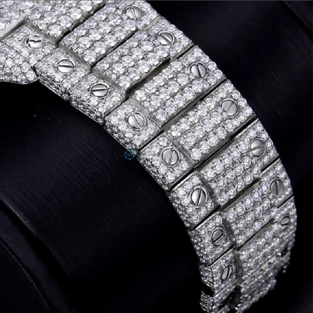 Romen Numeric Moissanite Automatic Mechanical Watch