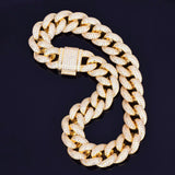 Iced Out Moissanite Diamond Miami Link Cuban Chian