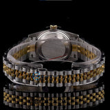 Date Just Golden & Silver Tone White Dial Unisex Watch