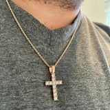 Customize Moissanite Hip Hop Cross Pendant