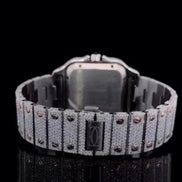 Moissanite Dual Tone Hip Hop Luxury Diamond Watch