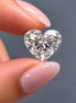 Eco Friendly Heart Shape Lab Grown Diamond, CVD Heart Shaped Loose Lab Grown Diamond