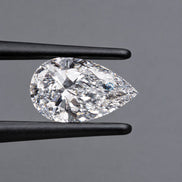 IGI Certified Pear Cut Lab Grown Diamond, Certified Diamond Stone