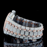 Dual Tone Moissanite Diamond Watch