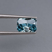 Blue Radiant Cut Lab Grown Diamond, IGI Certified Diamond