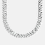 Baguette Cut Moissnaite Diamond Luxury Cuban Chain