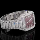 Fully Iced Out Moissanite Diamond Classic And Fancy Watch
