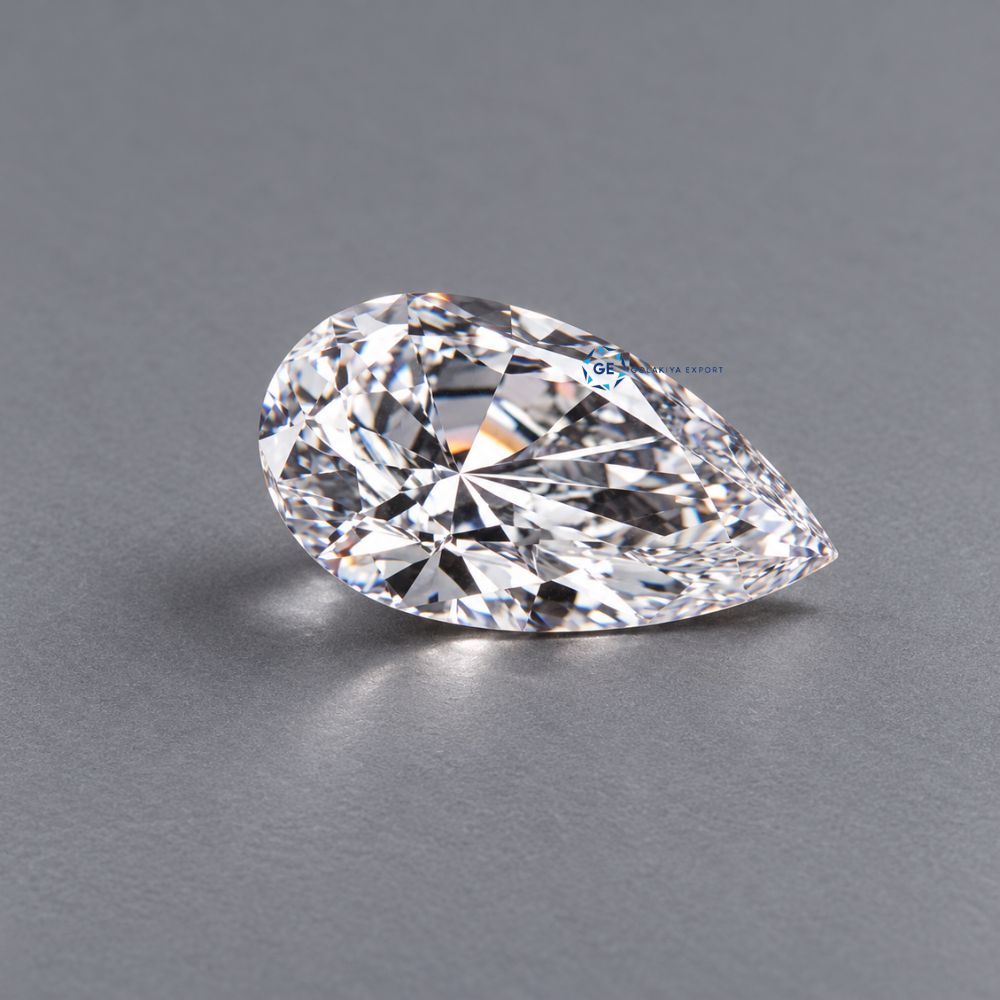 Lab Grown Pear Cut Diamond, 1 to 6 Carat Lab Grown Diamond