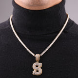 Ice Hip Hop Letter Customize Moissanite Pendant