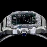 Green Dial Classic Luxury Wrist Watch