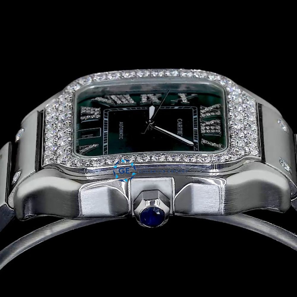 Green Dial Classic Luxury Wrist Watch