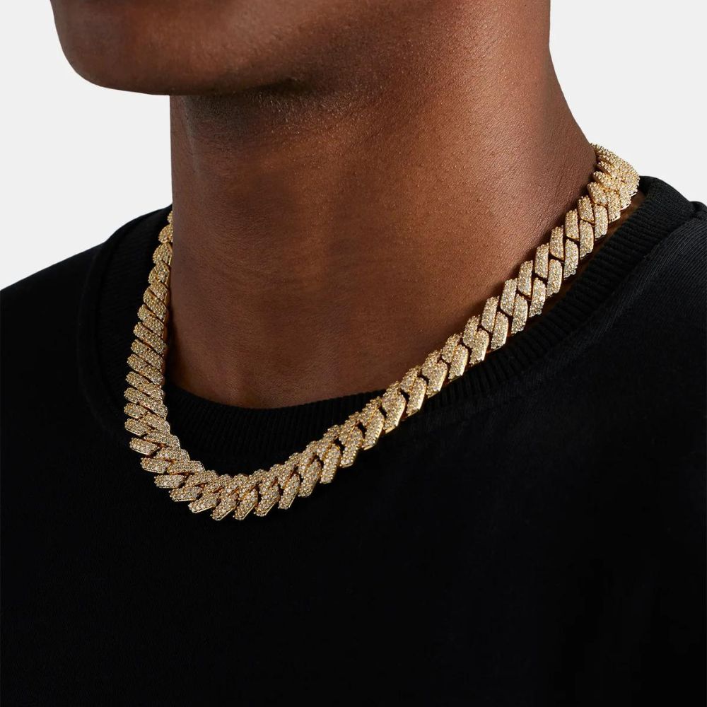 Elegant Style Moissanite Diamond Cuban Chain