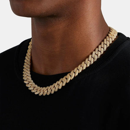 Elegant Style Moissanite Diamond Cuban Chain