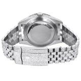 Black Roman Numeric Moissnaite Luxury Hip Hop Watch