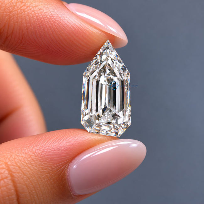 Bullet Cut Lab Grown Diamond, CVD Diamond, IGI Certified Diamond