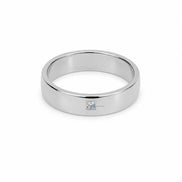 Princess Cut Moissanite Bezel Solitaire Men's Ring