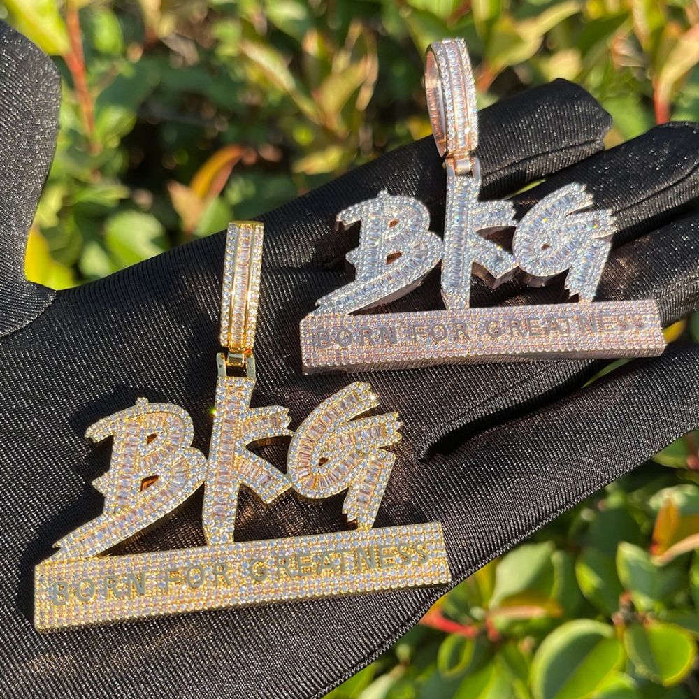 Iced Out Moissanite Diamond Unique Style Hip Hop Pendant