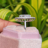 Marquise Cut Vintage Halo Engagement Ring