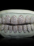 10k White Gold Iced Out 8 On 8 Moissanite Grillz