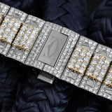 Automatic Dual Tone D Color Moissanite Watch