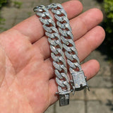 925 Sterling Silver Moissanite Diamond Bracelet