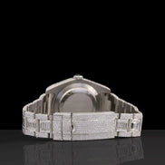Chrono Dial Iced Out Moissanite Hip Hop Watch