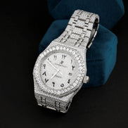 Arabic Numeric Moissanite Diamond Watch
