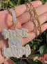 Customize Letter Moissanite Diamond Men's Pendant