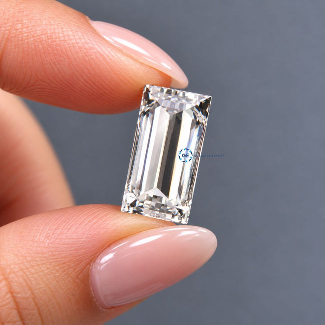 Baguette Cut Loose Lab Grown Loose Diamond, Certified Loose Diamond