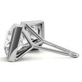Everyday Wear Princess Cut Moissanite Earrings