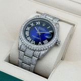 Fully Iced Out Moissanite Luxury Watch