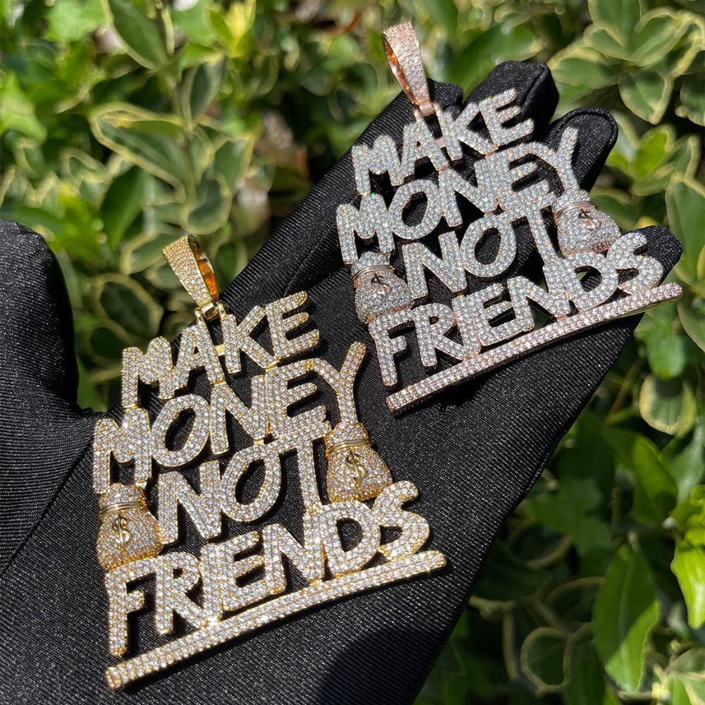 Customize Moissanite Diamond Iced Out Pendant