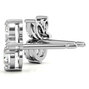 Premium Round & Marquise Moissanite Stud Earrings