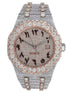Arabic Dial Moissanite Automatic Watch For Men's