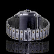 Bust Down Automatic Moissanite Diamond Watch