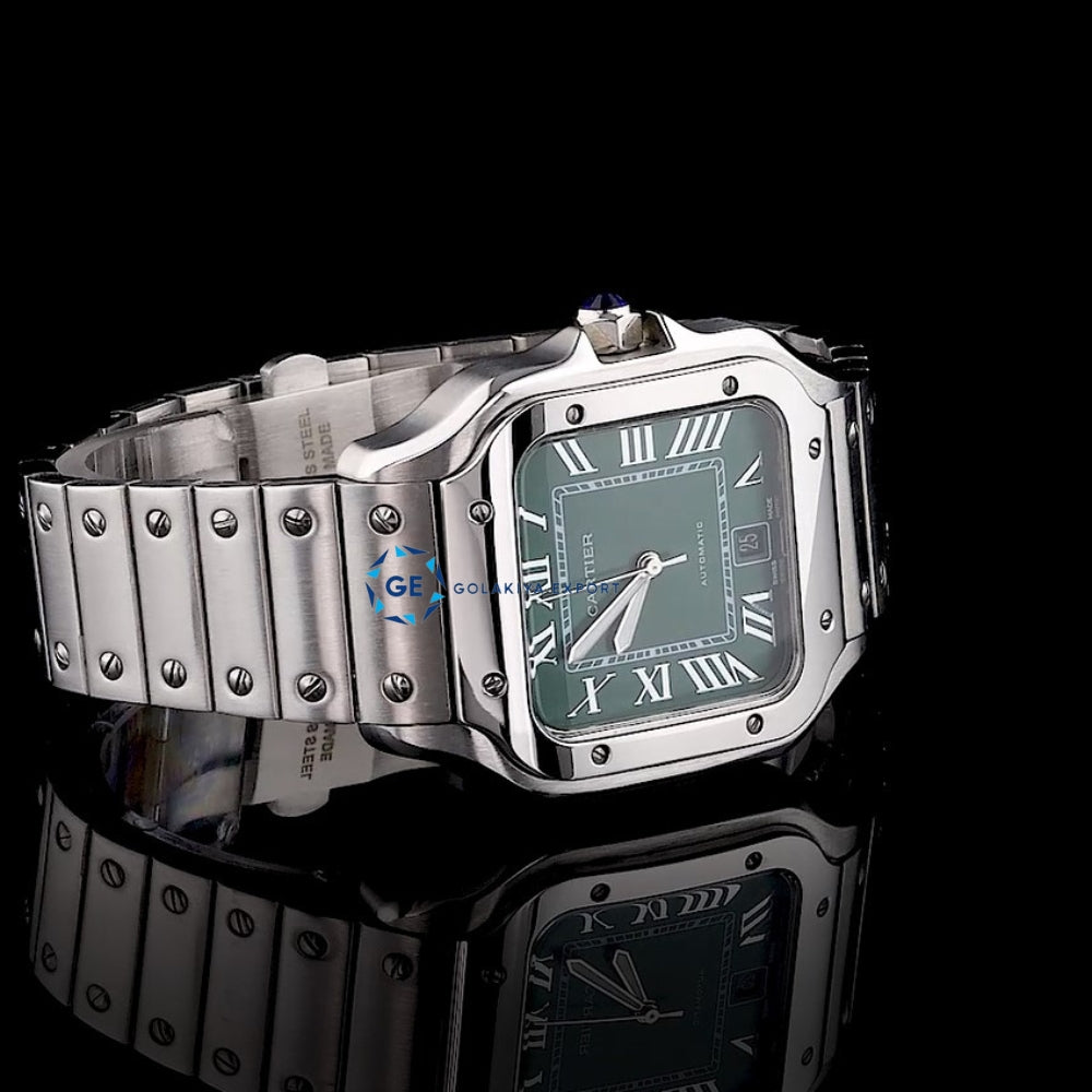 Green Dial Luxury Daily Were Watch For Men's