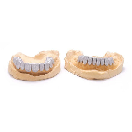 10 On 10 925 Silver Moissanite Grillz