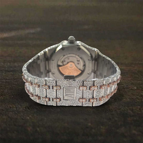 Stainless Steel Automatic Dual Tone Handmade Luxury Watch