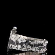 Snake Skin Pattern Moissanite Unique Style Hip Hop Watch