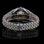 Automatic Stainless Steel Moissanite Wrist Watch