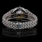 Automatic Stainless Steel Moissanite Wrist Watch