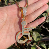 Handicap Moissanite Diamond Customize Pendant For Men's