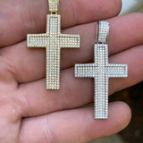 Handcrafted Moissanite Diamond Cross Pendant