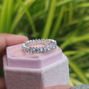 Full Eternity Round Cut Lab Grown Diamond Band