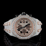 Automatic Chrono Dial Moissnaite Watch For Men's